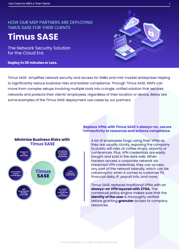 Use Cases for MSPs and Their Clients