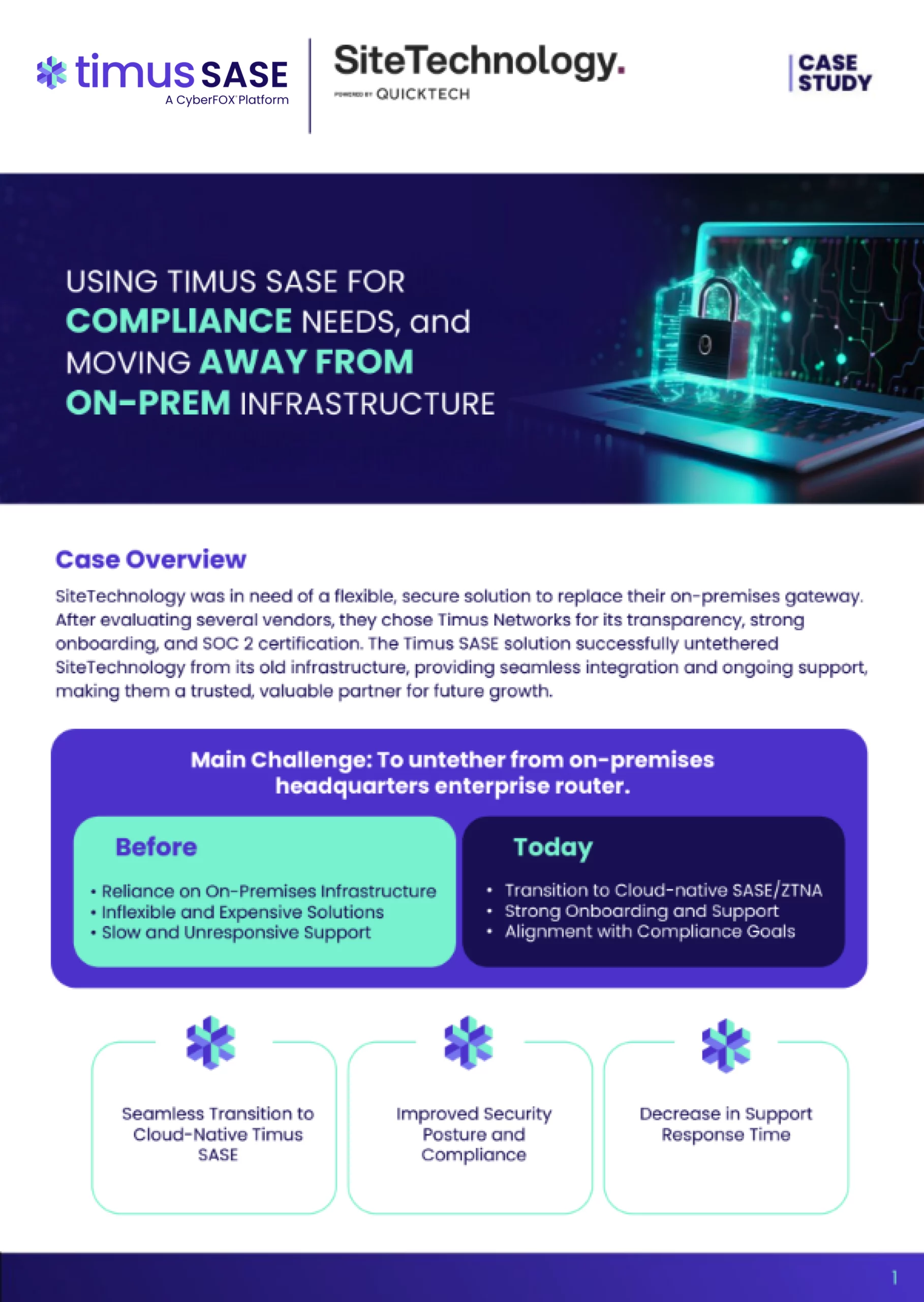 Secure and Scalable SASE Solution Image