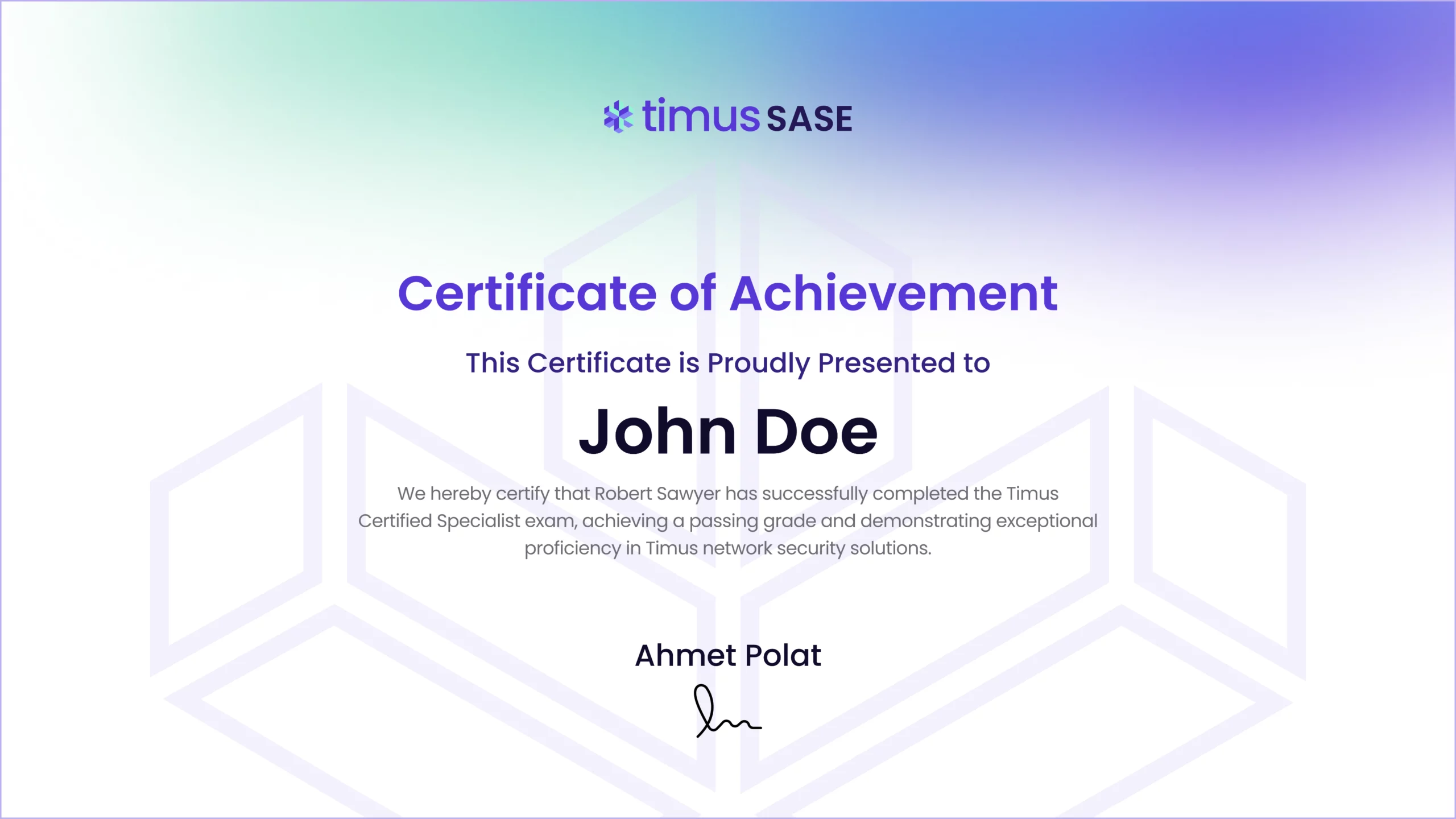 Locked Certificate Image